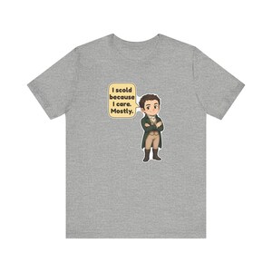 Mr Knightley Shirt, Book Club Gift, I Scold Because I Care Mostly, Funny Classic Romance Tee for English Teachers and Librarians image 8