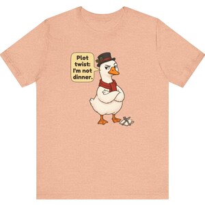 Christmas Goose Shirt, Funny Christmas Carol Tee, English Teacher Gift, Book Lover Gift, Cute Goose Lover Holiday Shirt, Chibi Watercolor bild 10