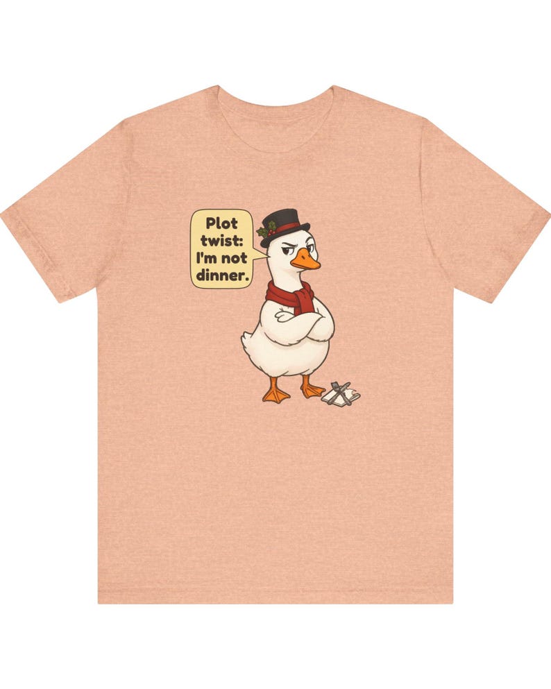 Christmas Goose Shirt, Funny Christmas Carol Tee, English Teacher Gift, Book Lover Gift, Cute Goose Lover Holiday Shirt, Chibi Watercolor bild 10