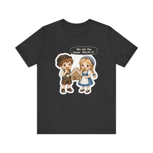 Hansel and Gretel Shirt, Sibling Gift, We Ate the House, Funny Gingerbread House Tee for Brothers, Sisters and Grimm Fairy Tale Fans image 6