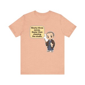 Katsushika Hokusai Shirt, Art Teacher Gift, Ninety-Three Moves Easier Than Cleaning the Studio, Funny Watercolor Tee for Artists bild 7
