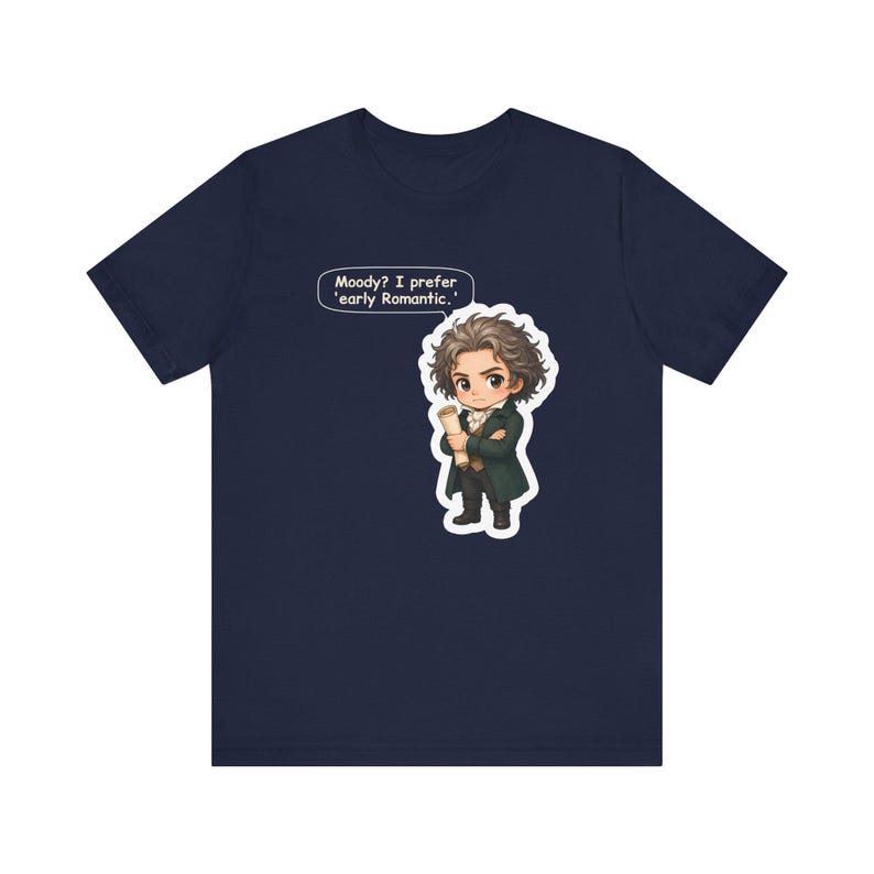 Ludwig van Beethoven Shirt, Music Teacher Gift, I Prefer Early Romantic, Tee for Orchestra Teachers, Piano Students and Recitals bild 7