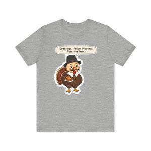 Turkey in Disguise Shirt, Thanksgiving Host Gift, Pass the Ham, Funny Turkey Day Tee for Family Dinner, Friendsgiving and Teachers zdjęcie 5