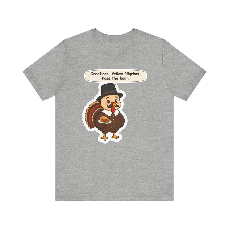 Turkey in Disguise Shirt, Thanksgiving Host Gift, Pass the Ham, Funny Turkey Day Tee for Family Dinner, Friendsgiving and Teachers zdjęcie 5