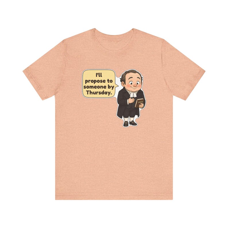 Mr Collins Shirt, Pride and Prejudice Gift, I'll Propose to Someone by Thursday, Funny Book Club Tee for English Teachers image 7