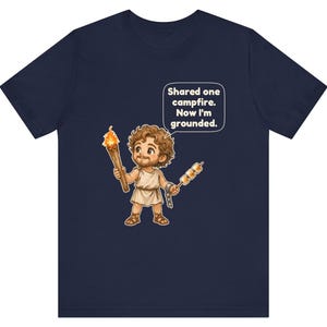 Prometheus Shirt, Funny Greek Mythology Tee, Fire Bringer Gift for Campers, Classics Teachers and Mythology Fans image 6