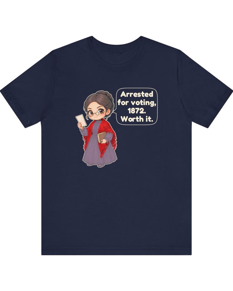 Susan B. Anthony Shirt, History Teacher Gift, Women's History Month Tee for Civics and Social Studies Teachers, Suffrage Gift bild 6