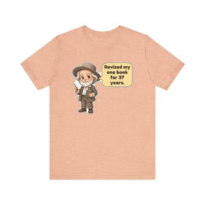 Walt Whitman Shirt, Poet Gift, Revised My One Book for 37 Years, English Teacher Tee, Poetry Lover Gift image 7