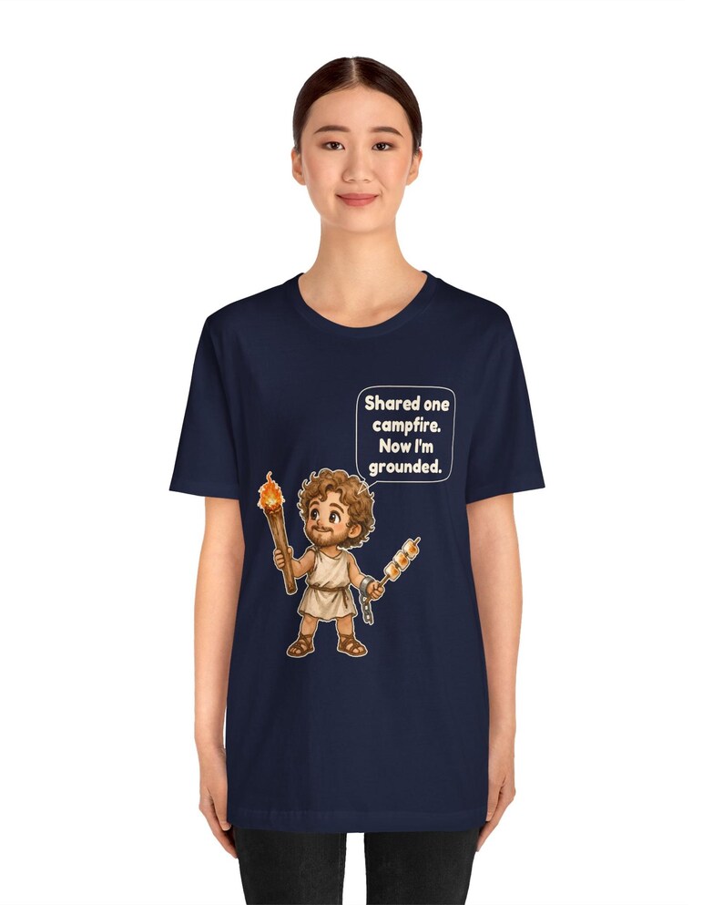 Prometheus Shirt, Funny Greek Mythology Tee, Fire Bringer Gift for Campers, Classics Teachers and Mythology Fans image 13