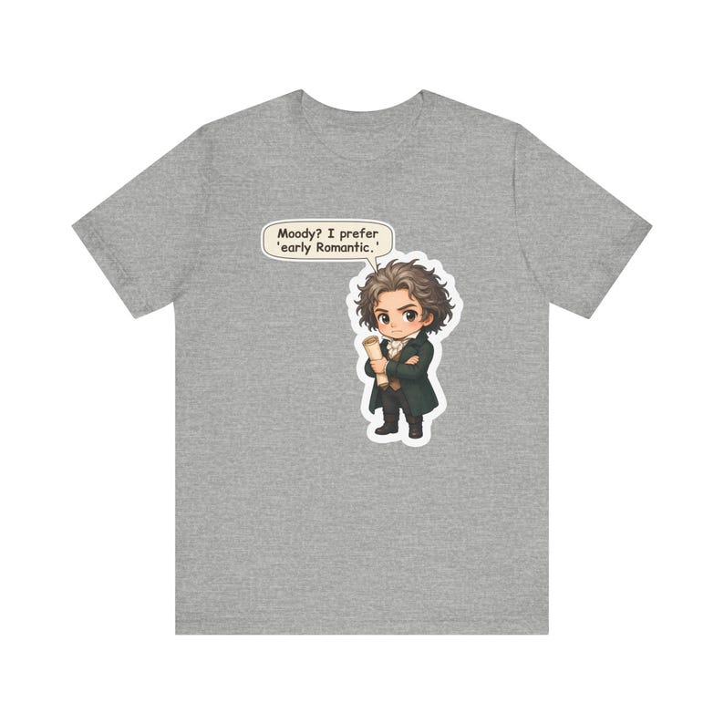 Ludwig van Beethoven Shirt, Music Teacher Gift, I Prefer Early Romantic, Tee for Orchestra Teachers, Piano Students and Recitals bild 5