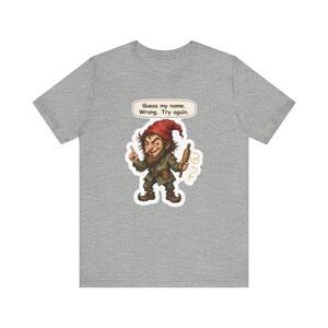 T-shirt Rumpelstiltskin, cadeau pour tricoteuses, devinez mon nom, réessayez, t-shirt humoristique pour fileuses, artistes textiles, amateurs d'énigmes et fans de Grimm image 5