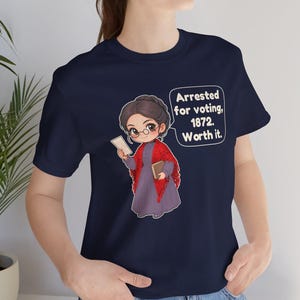 Susan B. Anthony Shirt, History Teacher Gift, Women's History Month Tee for Civics and Social Studies Teachers, Suffrage Gift bild 14