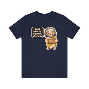 Pythagoras Shirt, Math Teacher Gift, It All Adds Up Squared of Course, Geometry Teacher Tee for Pi Day and Math Club immagine 10