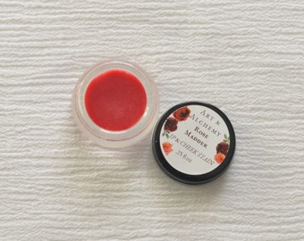Rose Madder lip and cheek tint, natural, moisturizing, buildable color