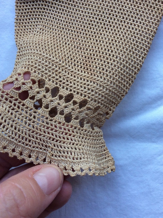 Vintage Knit Gloves - image 2