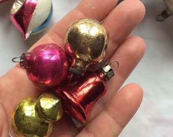 Vintage Christmas Ornaments Collection of 13