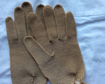 Vintage Knit Gloves