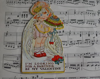 Vintage Mechanical Valentine's Day Card