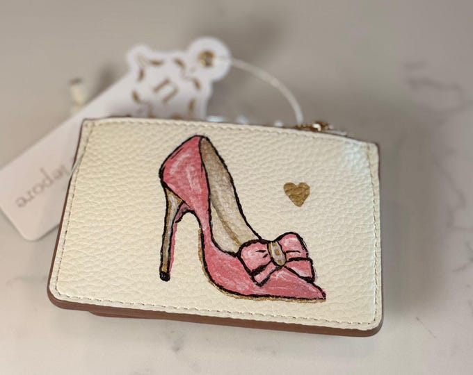 Pretty in Pumps.  Great little wallet for any bag.
