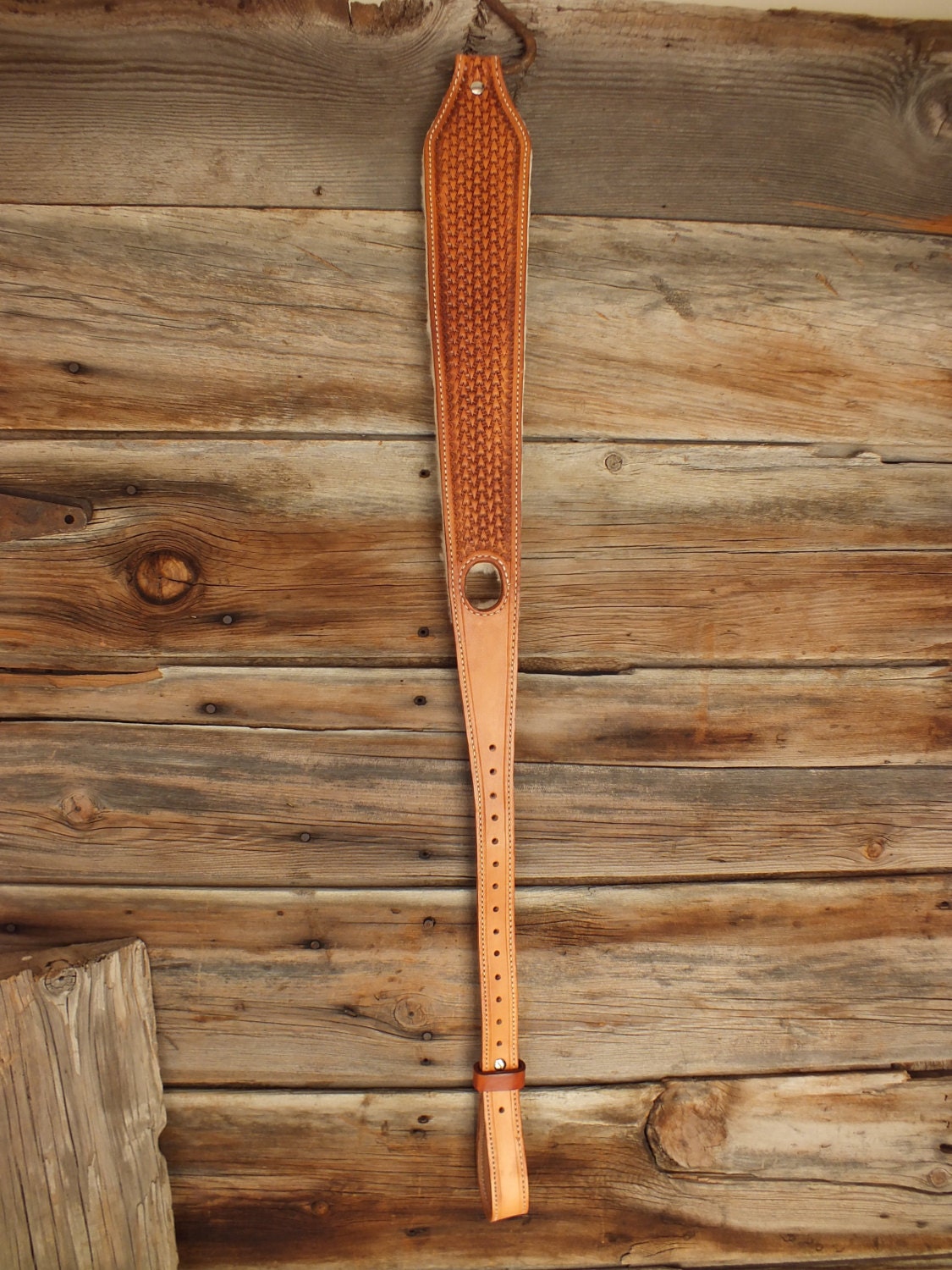 Gun Rifle Sling Leather & Wool Etsy