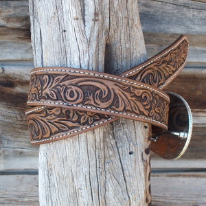 Western Leather Belt image 2