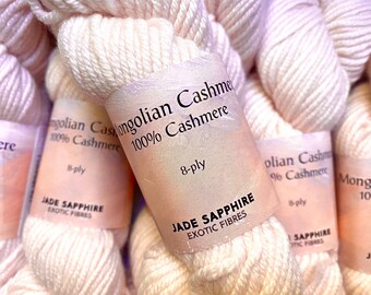 35/% Off Cashmere Genghis Jade Sapphire Hand Spun Hand Dyed Yarn Super Bulky 60 Yards