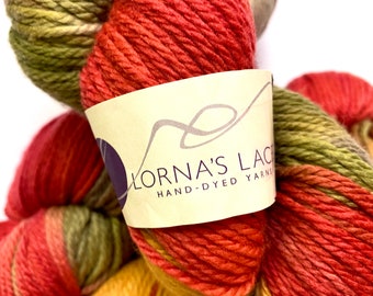 40/% Off Lornas Laces Shepherd Worsted Superwash Merino Wool Yarn Cornelia 225 Yards