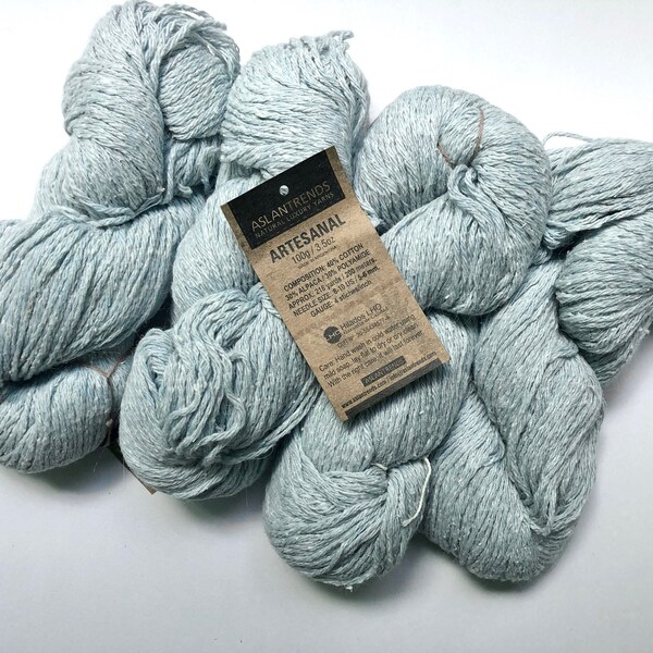 40% Off Alpaca Cotton Yarn Worsted Aslan Trends 218 Yards