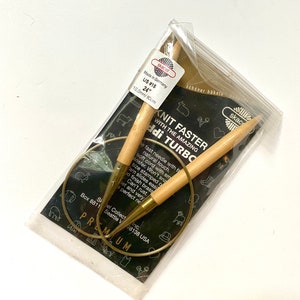 40% Off US 15 24” Addi Circular Needles Natural Bamboo