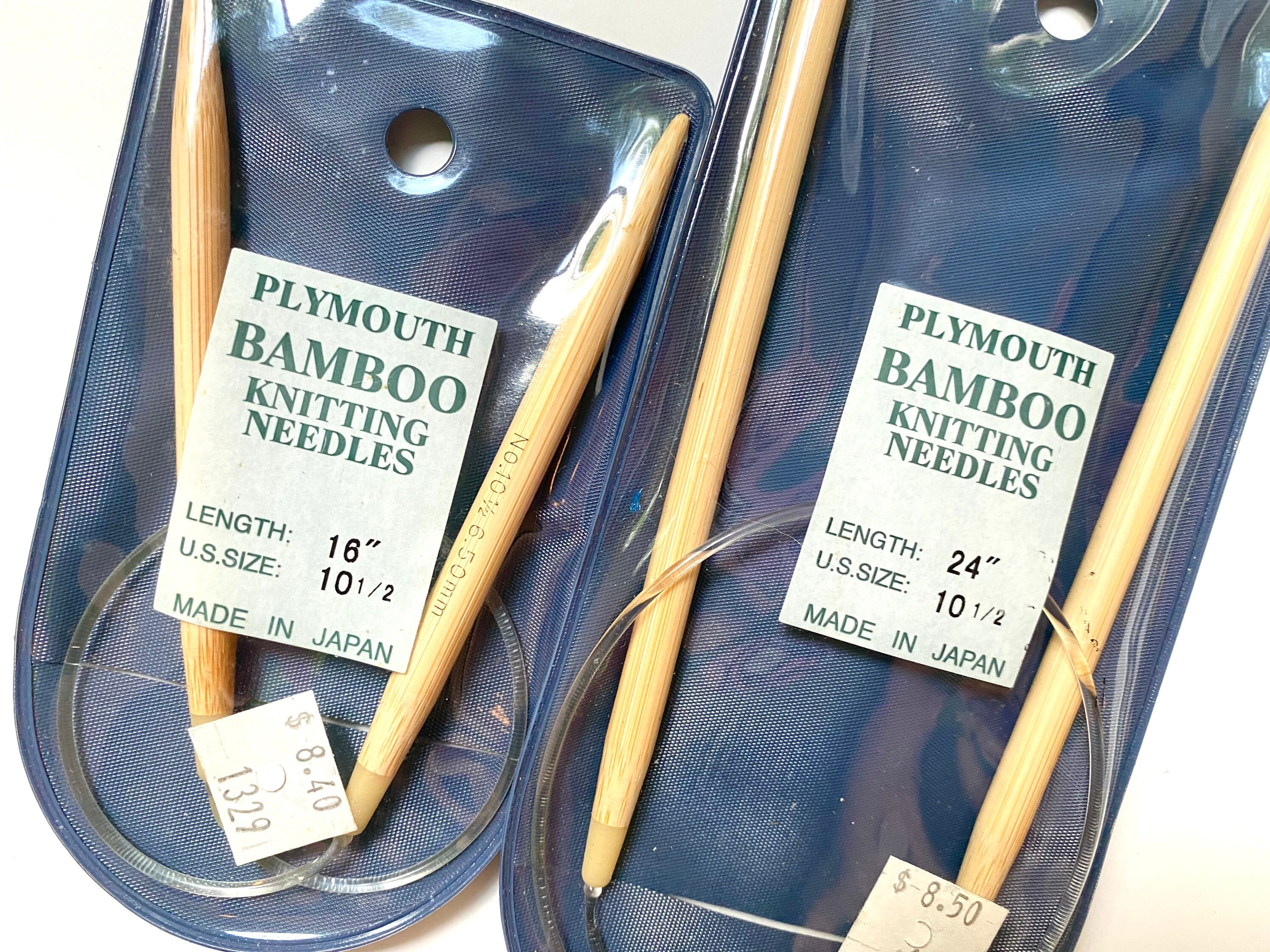 40 off US 10.5 Bamboo Circular Knitting Needles Plymouth Etsy
