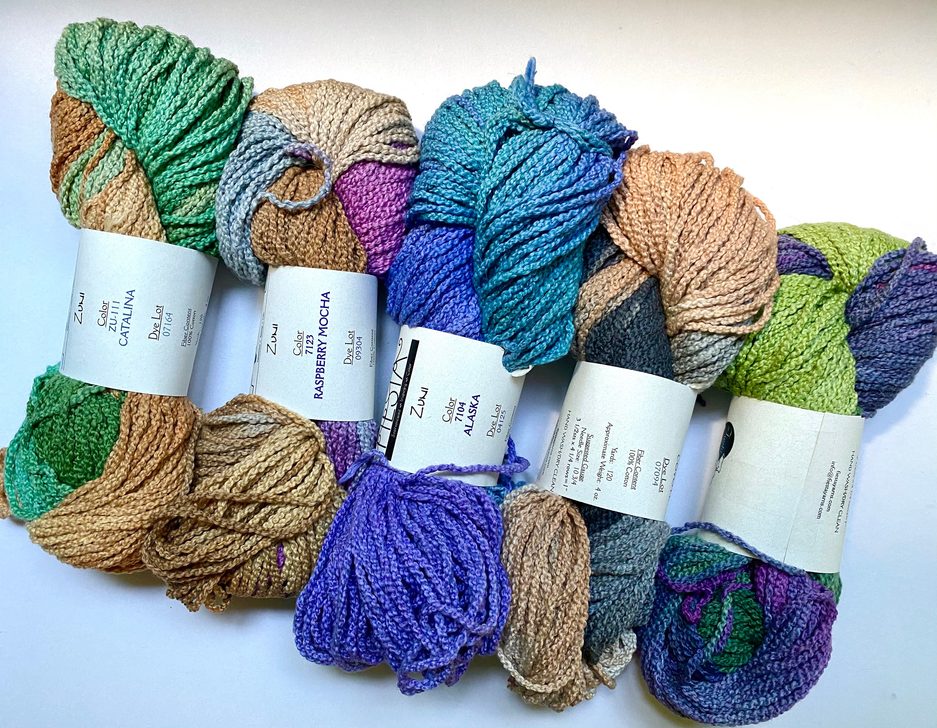 55 off Zuni Cotton Fiesta Yarn Chunky 120 Yards Etsy