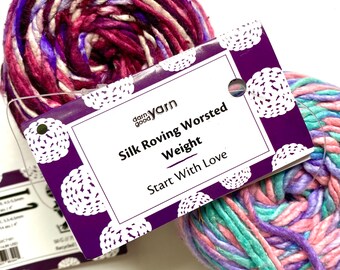 40% Off Silk Darn Good Yarn Hand Dyed Worsted Silk