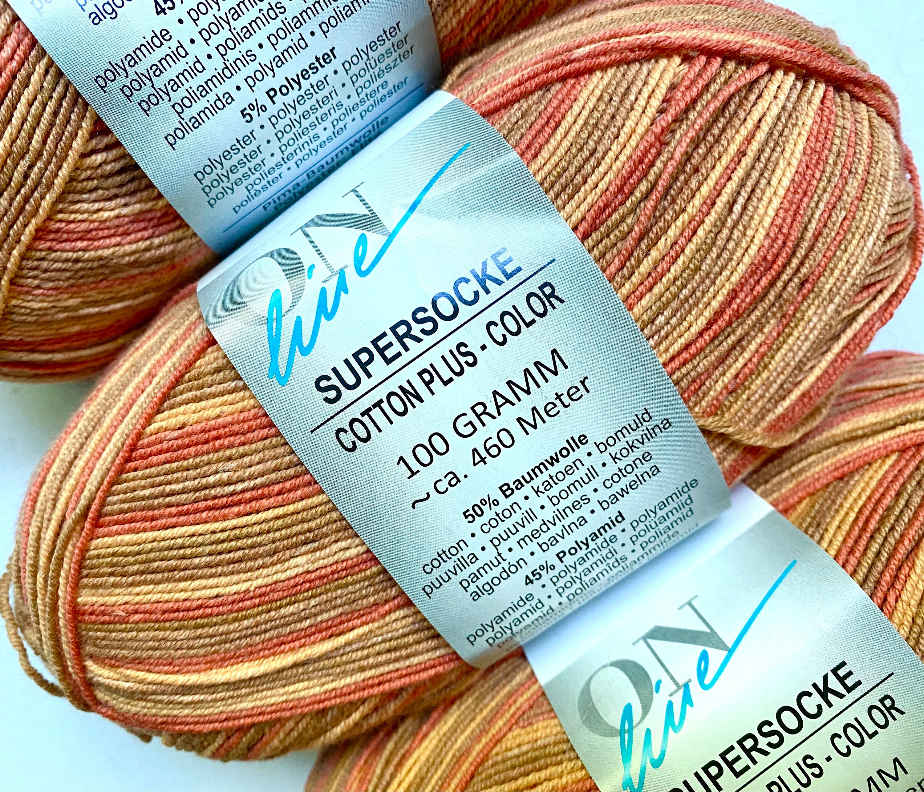40% off Online Supersocke 4-ply Cotton Plus Color Yarn - Etsy