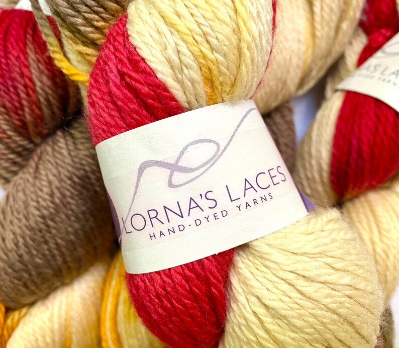 40/% Off Lornas Laces Shepherd Worsted Superwash Merino Wool Yarn Cornelia 225 Yards