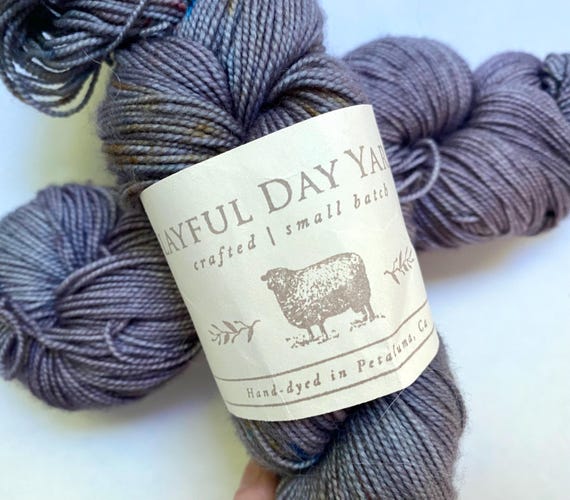 35% Off Superwash Merino Twist Sock A Playful Day Yarn Hand Dyed Fingering 400 Yards