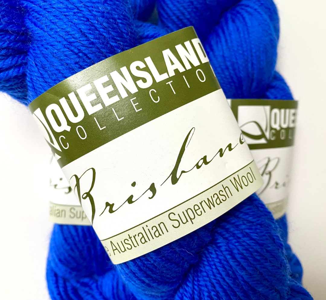 45 off Brisbane Yarn Queensland Superwash Wool Worsted Aran Bulky 144