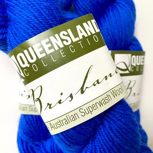 50% Off Brisbane Yarn Queensland Superwash Wool Worsted Aran Bulky 144 Yards