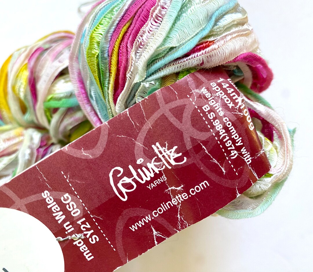40 off Giotto Cotton Rayon Nylon Tape Yarn Paint Etsy