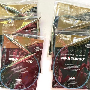 40% Off 24” Addi Turbo Circular Needles Sizes 17, 19