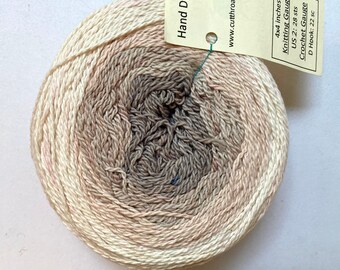 40% Off Gradient Cotton Fingering Yarn Cutthroat 450 Yards 125 grams
