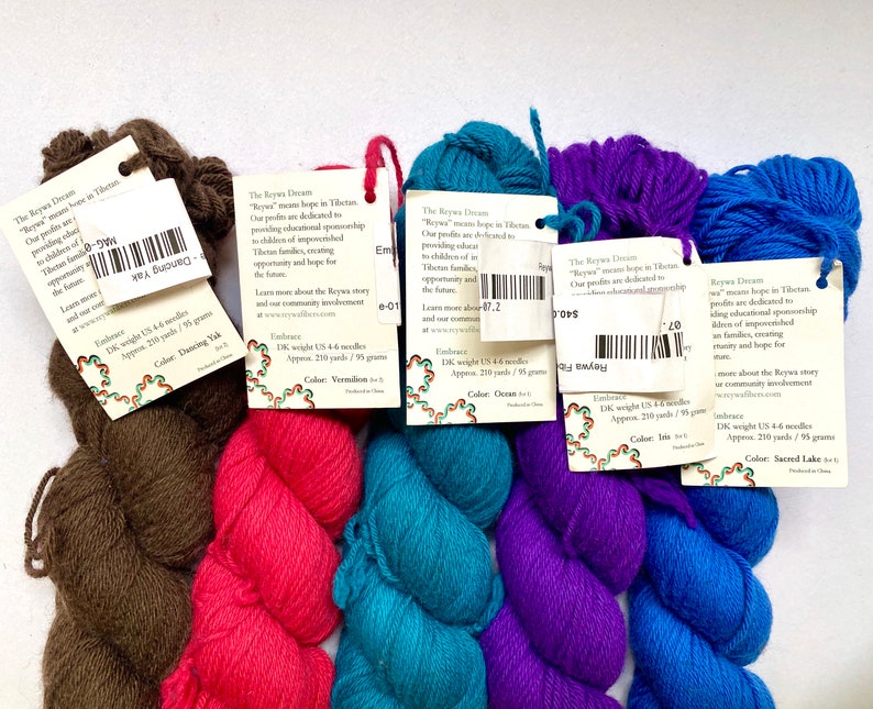 30/% Off Yak Down Reywa Embrace DK Yarn 210 Yards