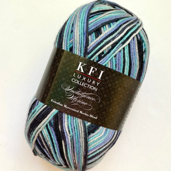 40% Off Merino Indulgence KFI Sock Yarn Superwash Wool Sport 426 Yards 150 grams