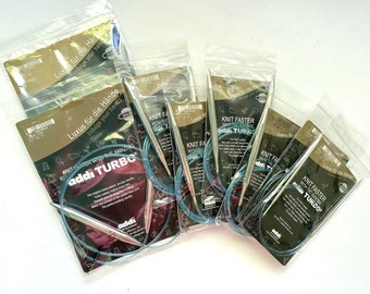 40% Off 47” Addi Turbo Circular Needles Sizes 5, 13, 15, 17