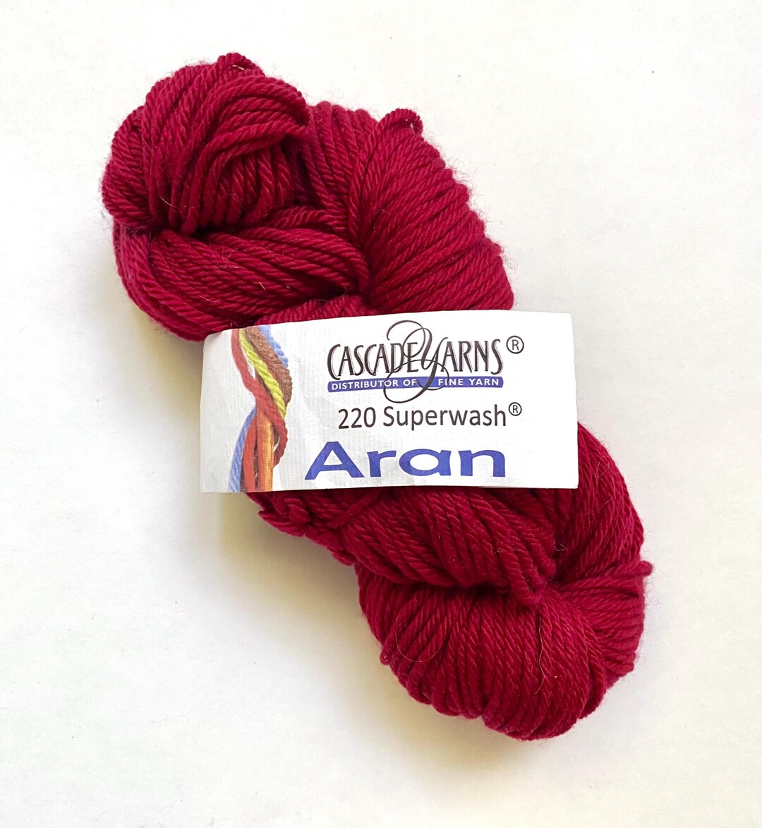 40% off Cascade 220 Superwash Aran Merino Wool Yarn 150 Yards