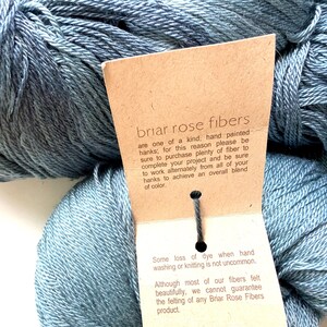 30% Off Briar Rose Fibers Sea Pearl Fingering, Merino Wool Tencel, 800yd 4oz image 5