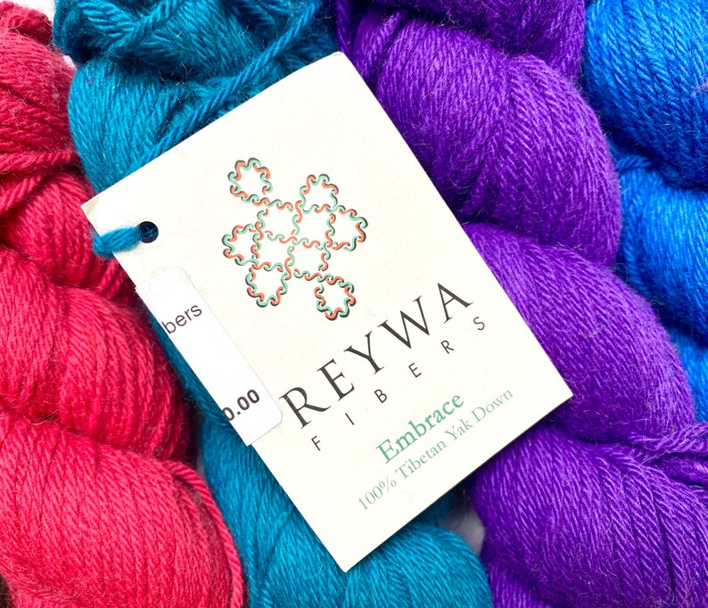 30/% Off Yak Down Reywa Embrace DK Yarn 210 Yards
