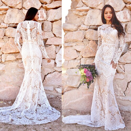 bohemian sheer dress