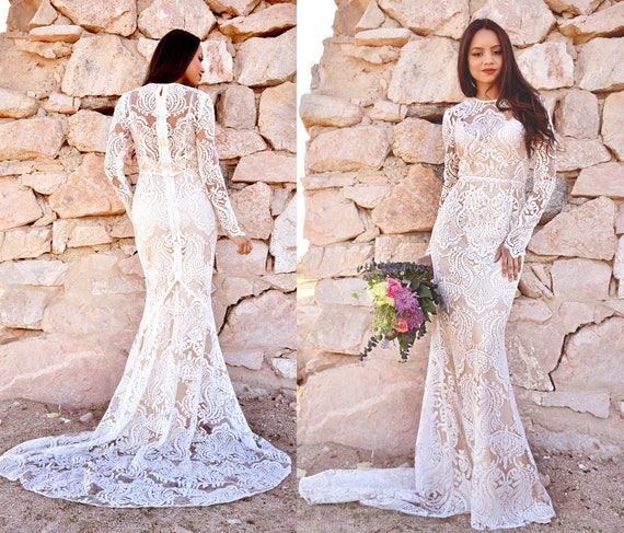saldana vintage wedding dress