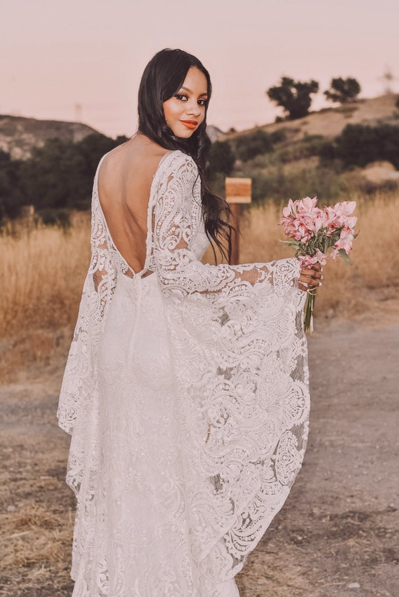 bohemian sheer dress