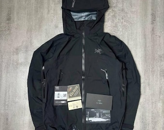 Kurtka wiatrówka męska Arcteryx Beta AR wodoodporna Gore-Tex Pro _czarna